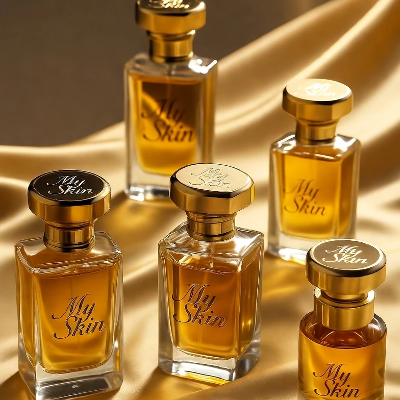 Frasco premium de vidro com spray para perfumes