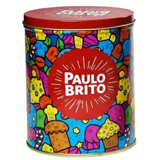 Lata industrial retangular para químicos