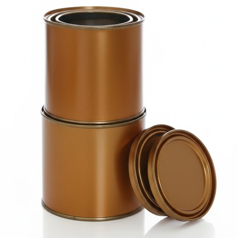 Lata cilíndrica para tintas ou solventes