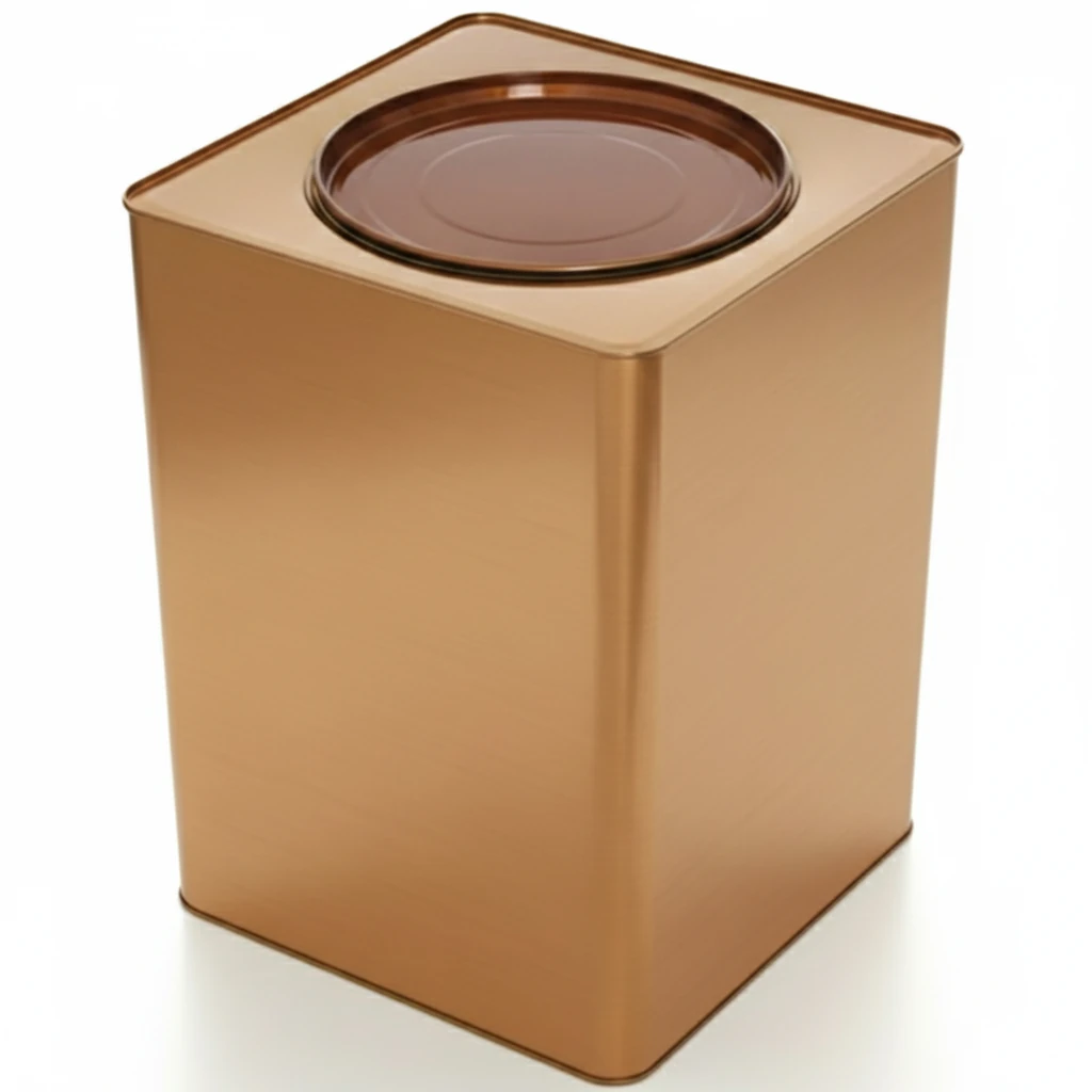 Lata cilíndrica para tintas ou solventes